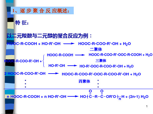 聚合反应工程缩聚生产工艺涤纶