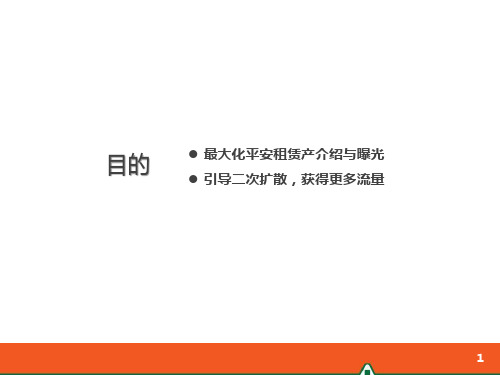 平安租赁汽车金融创意提案课件