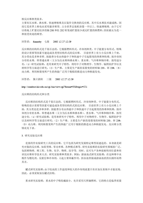 核反应堆种类 (2)