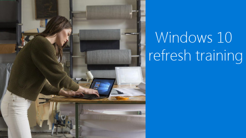 Windows 10 refresh training for OEM-Dell