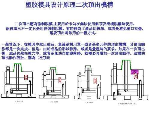 模具设计二次顶出机构