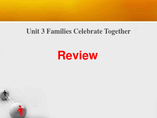 冀教版八年级上册英语《Review》Families Celebrate Together 说课复习