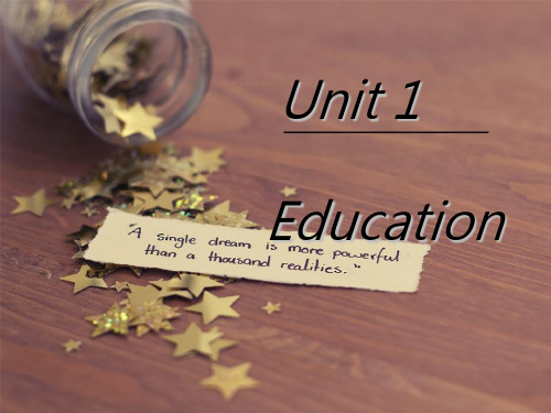 (完整版)unit1education