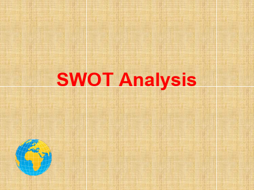 SWOT分析英文版及案例