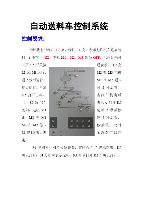 自动送料车控制系统概要