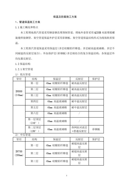 保温及防腐施工方案