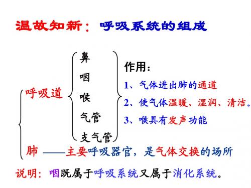 3.2发生在肺内的气体交换