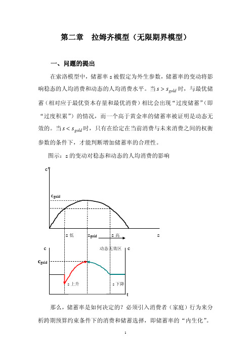 拉姆齐模型(无限期界模型)