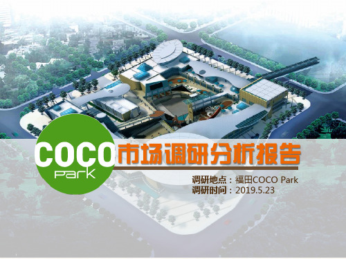 2019年5月深圳星河cocopark市场调研分析报告 56页PPT文档