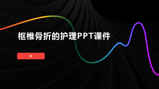 枢椎骨折的护理PPT课件