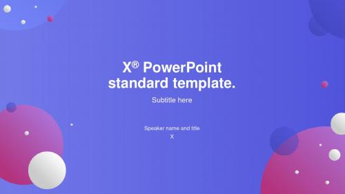 工作汇报简约清新淡雅蓝紫PPT模板