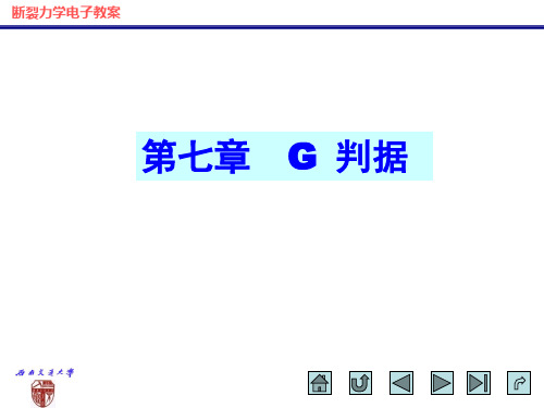 第7章 G 判据