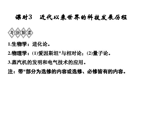 历史高考大一轮复习通史人教版课件：阶段十三 西方工业文明的确立与纵深发展——两次工业革命时期的世界 课