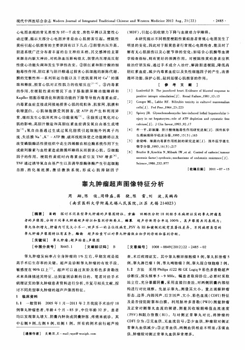 睾丸肿瘤超声图像特征分析