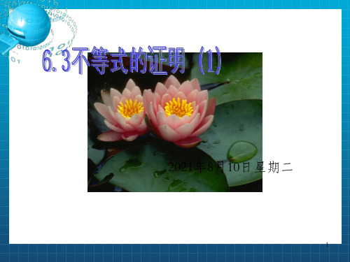 高二数学课件不等式的证明