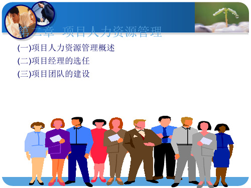 项目人力资源管理(ppt 38页)