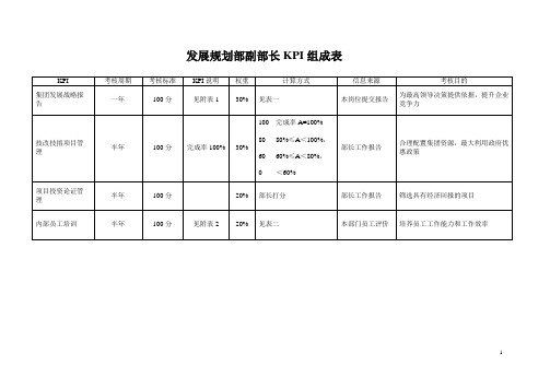 指标-战略副部长.doc