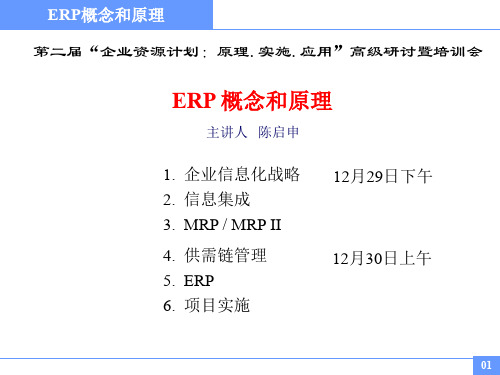 企业资源计划ERPPPT3