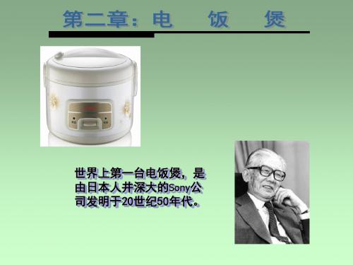 电热电动器具的原理与维修2.1