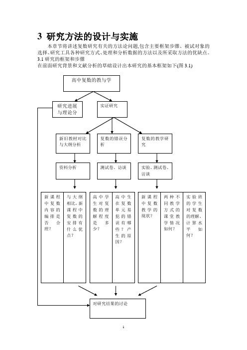 3 研究方法的设计与实施