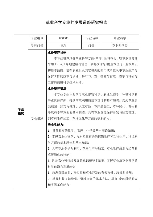 草业科学