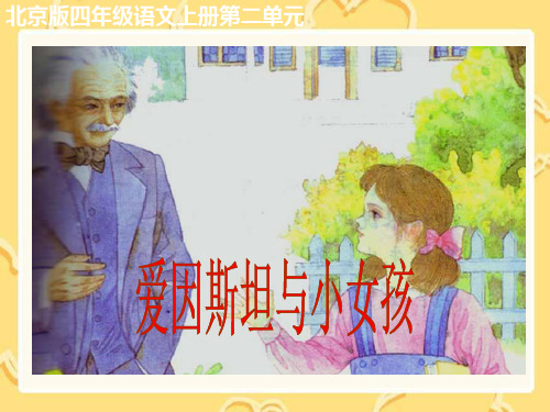 《爱因斯坦与小女孩》ppt课件(3篇)