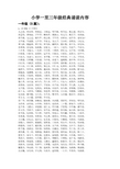 小学1-3年级经典诵读内容