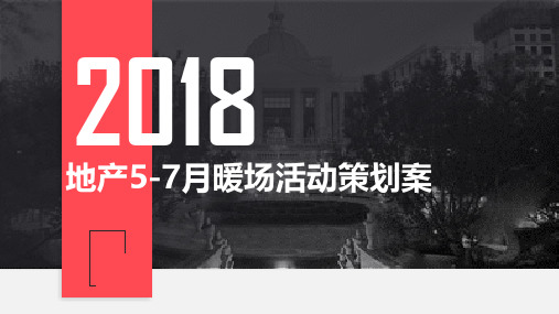 2018地产项目5-7月暖场活动策划方案-62P