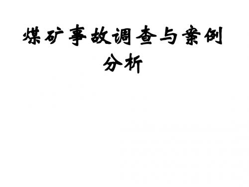 煤矿特大安全生产事故典型案例(2009.9.16)-(2)