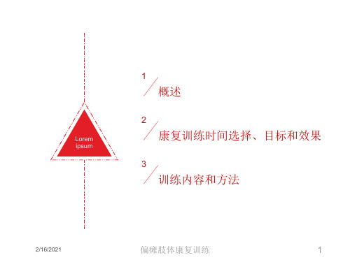 偏瘫肢体康复训练课件