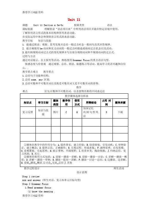 推荐学习K12湖北省黄冈市麻城市七年级英语下册 Unit 11 how was your weeke