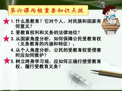 八下007_受教育的权利和义务