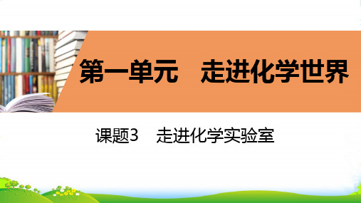 人教版九年级化学上册课件：课题3 第1课时 常见的化学仪器 化学药品的取用