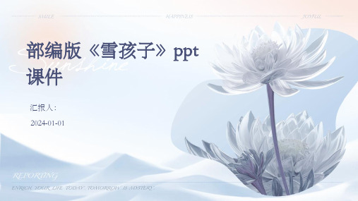 部编版《雪孩子》ppt课件