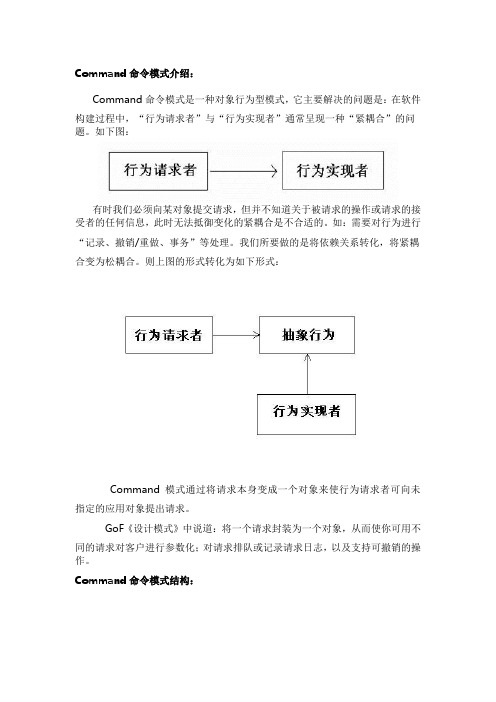 Command命令模式介绍