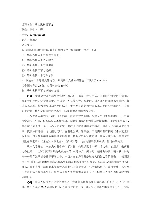 华人纵横天下2