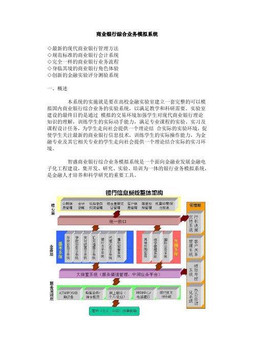 商业银行综合业务模拟系统