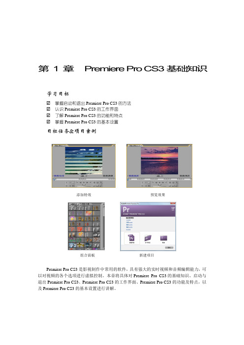 PremiereProCS3基础知识