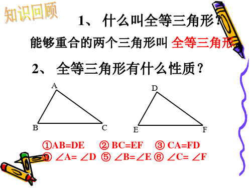 全等三角形判定方法SSS