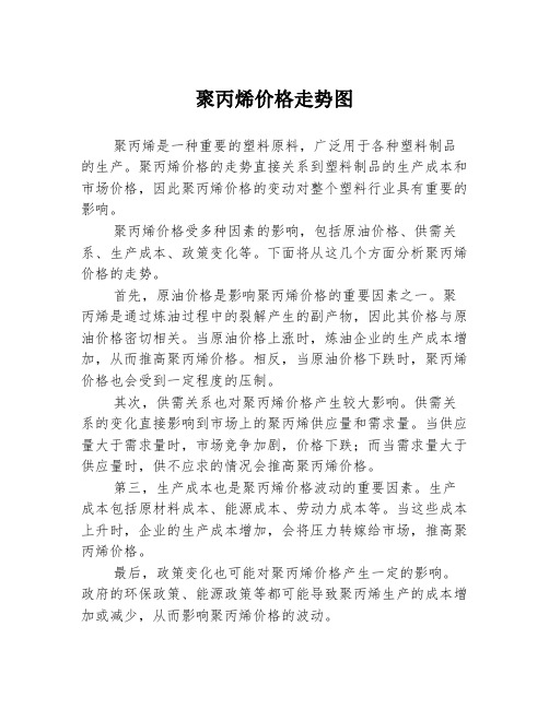 聚丙烯价格走势图