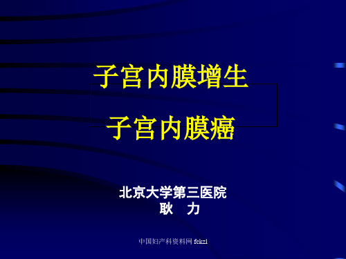 子宫内膜腺体与间质增生-精品文档