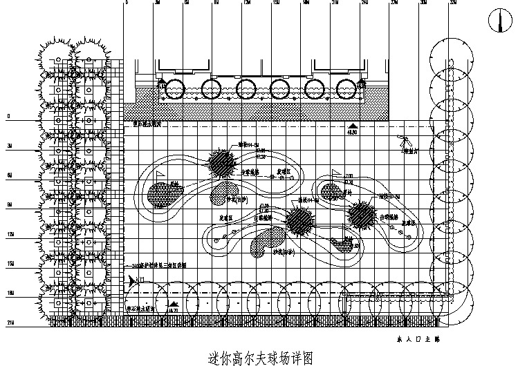 【设计图纸】体育健身器材场地设计施工图006(精选CAD图例)