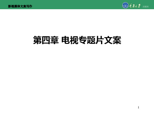 第四章 电视专题片文案[23页]