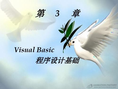 VB程序设计第三章Visual Basic程序设计基础