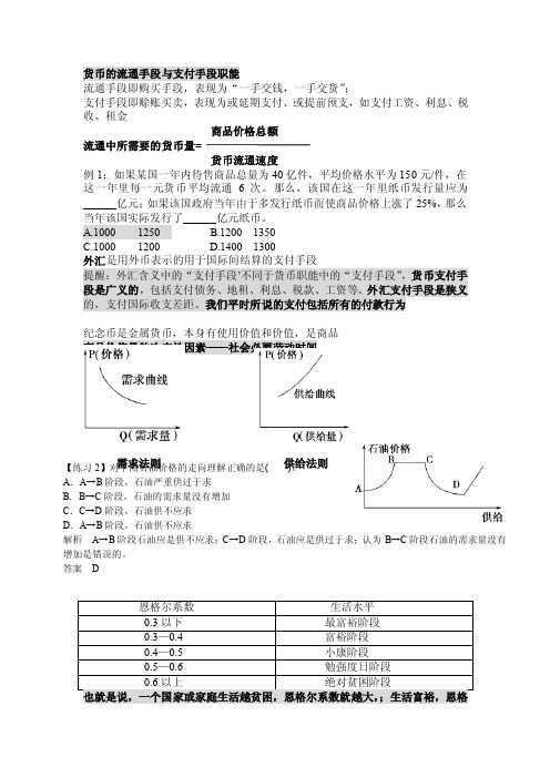 货币的流通手段与支付手段职能[详细讲解]