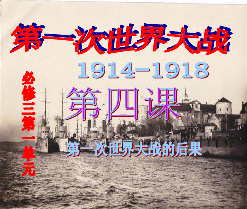高中历史人教版选修3教案-第一次世界大战的爆发1(002)
