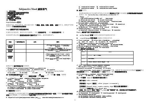 虚拟语气学案