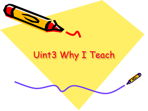 Uint3 Why I Teach.ppt