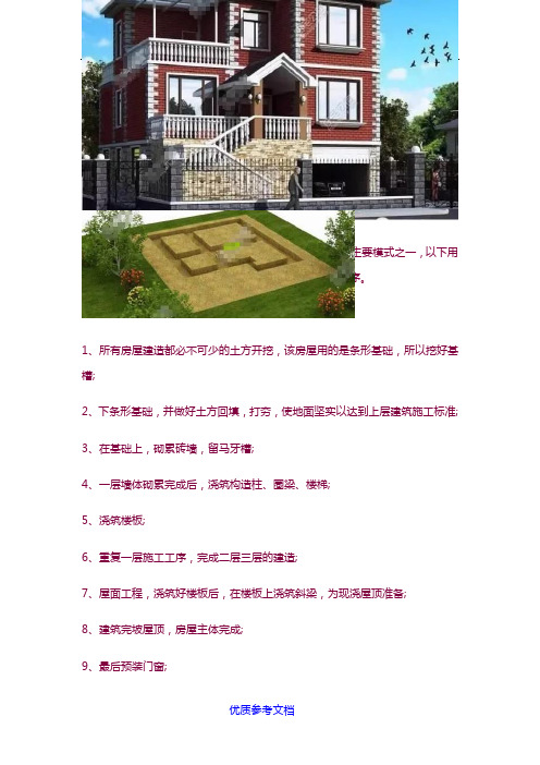 [实用参考]农村宅基地自建11×14米砖混结构别墅图纸