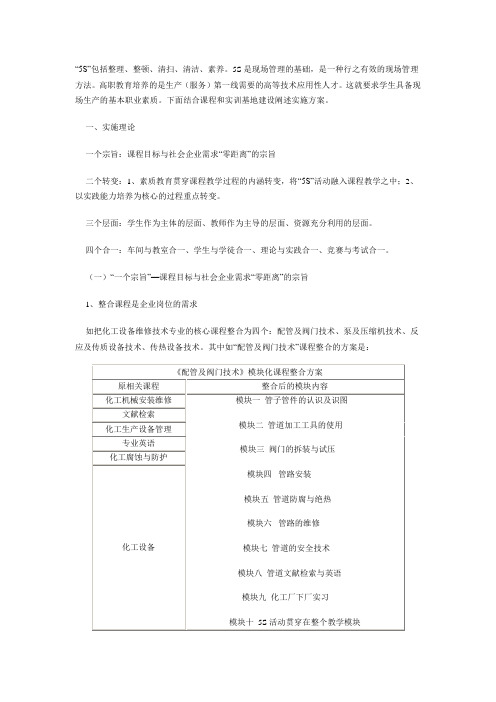 5S管理整改计划-报告